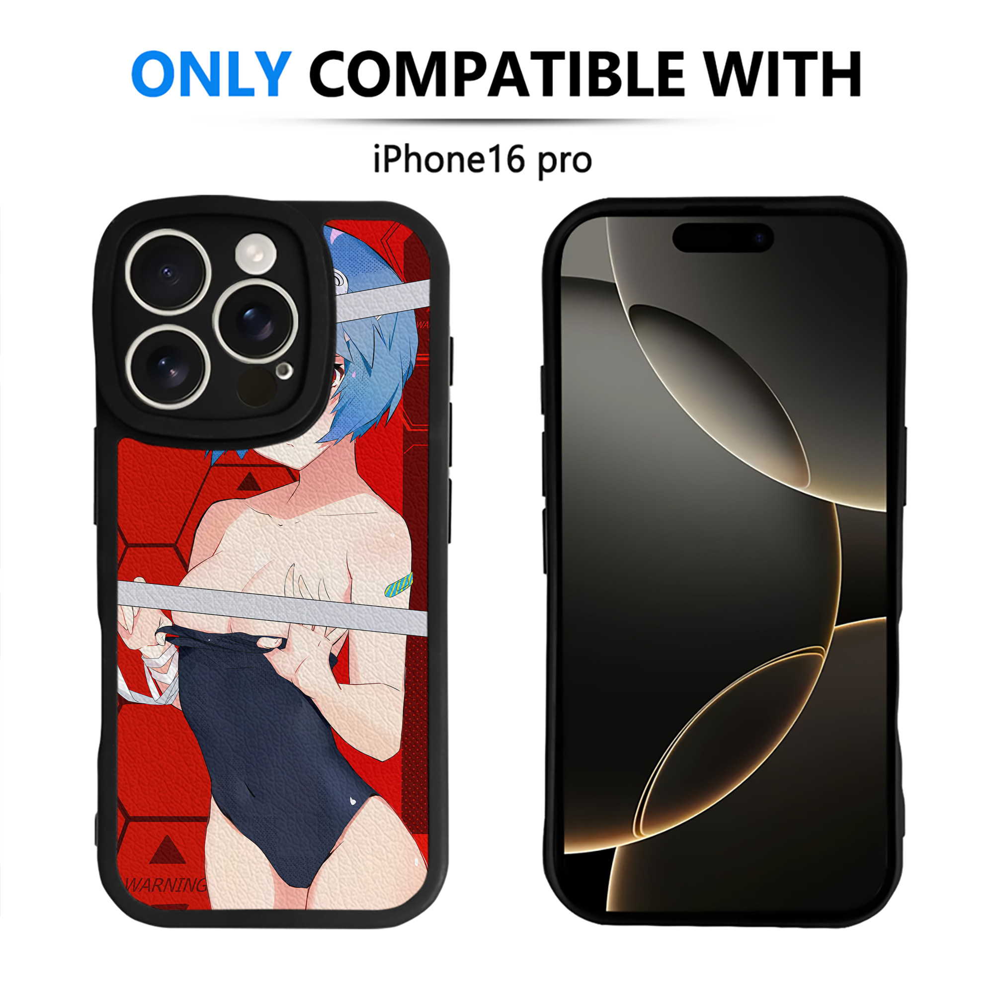 （画像用） EVA 新世紀エヴァンゲリオン 【iPhone 16シリーズ対応】シリコンスマホケース（レザー調） 材質：シリコン
